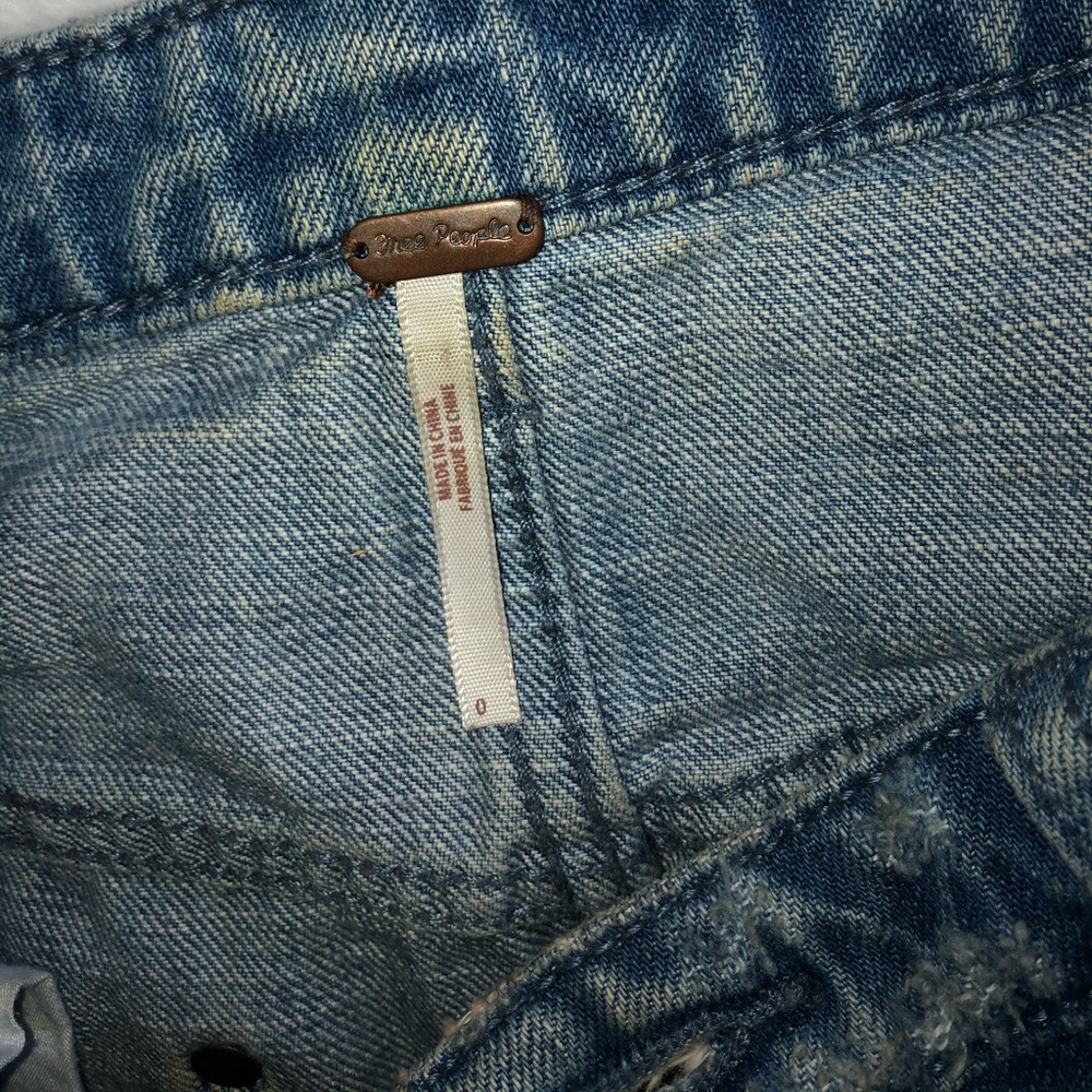 Free People cute to boot jean mini skirt - Picture 5 of 5